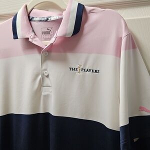 Puma Mens THE PLAYERS Golf Polo, Size Medium